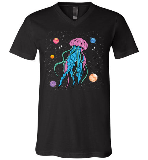 Space Jellyfish V-Neck