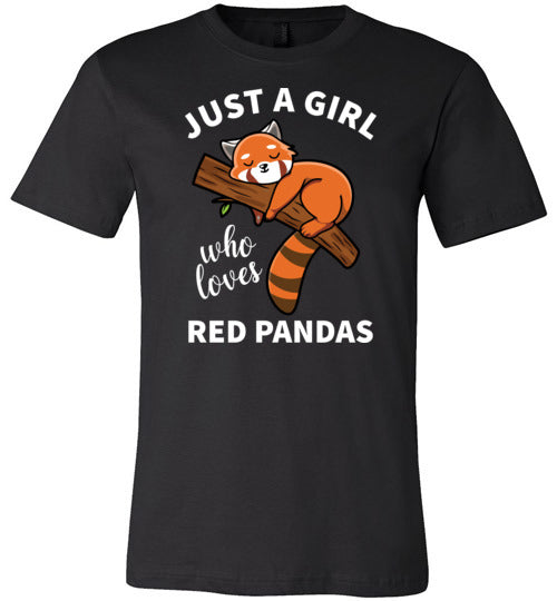 Just a Girl Who Loves Red Pandas Canvas