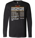 Contractor Hourly Rate Long Sleeve