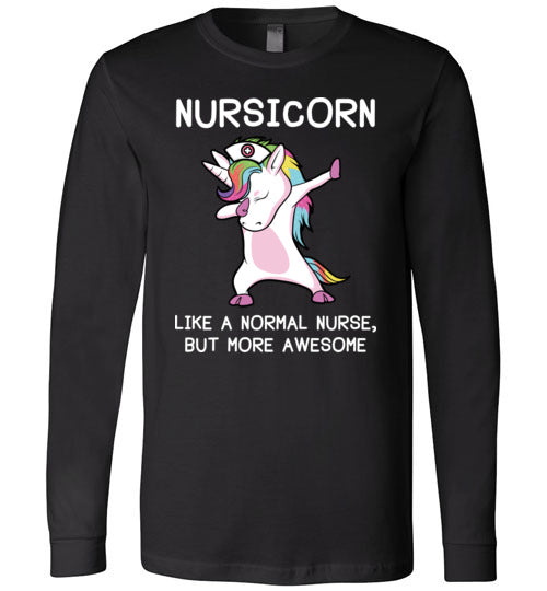 Nursicorn Nurse Unicorn Long Sleeve