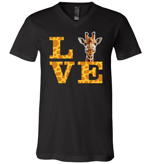 Love Giraffe V-Neck