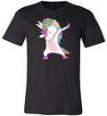 Dabbing Unicorn Dancing Canvas