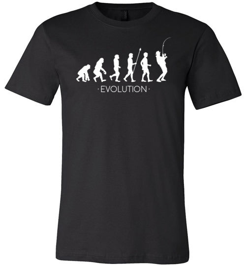 Evolution Fishing Canvas