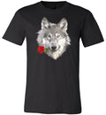 Realistic Wolf Rose Canvas