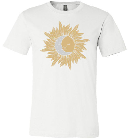 Sun and Moon Combined Canvas