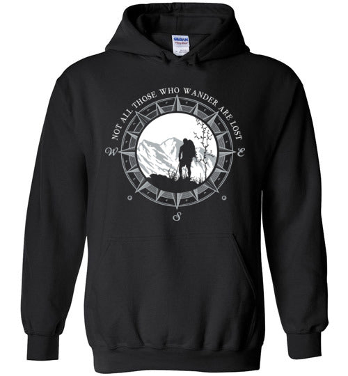 Hiking Not All Those Who Wander Are Lost Hoodie