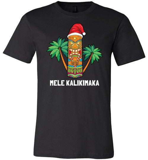 Hawaiian Christmas Tiki Canvas