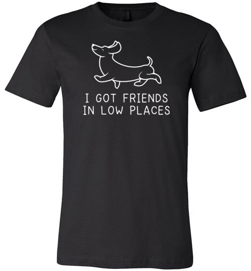 Dachshund Friends Low Places Canvas