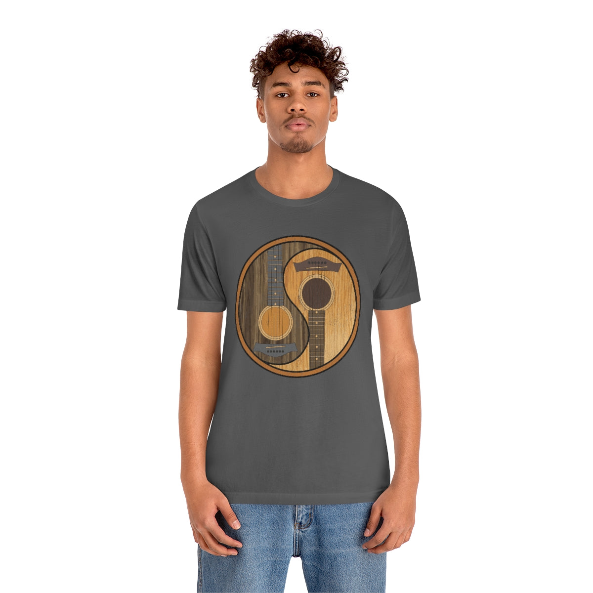 Guitar Yin Yang TShirtSon UK