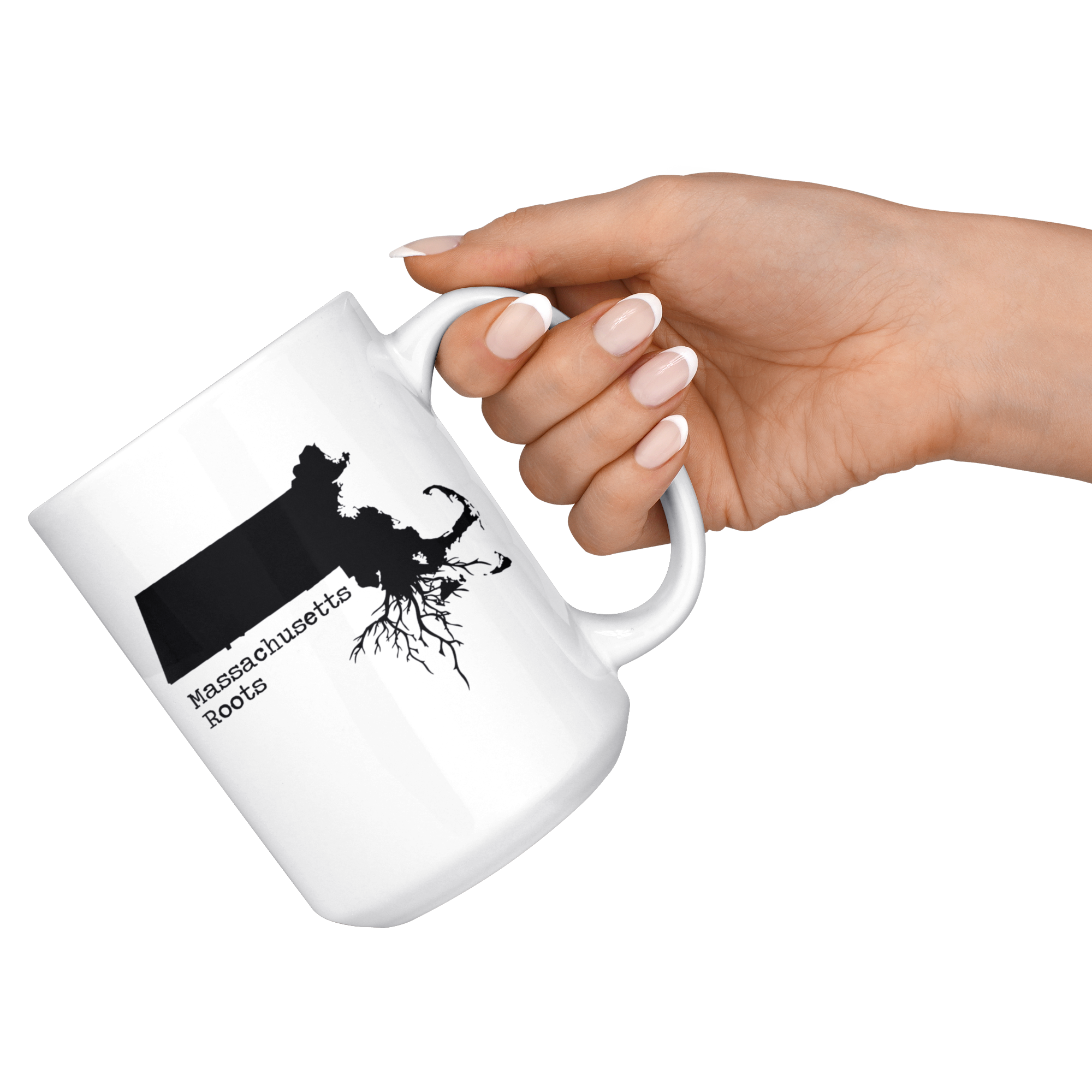 White Mugs - Massachusetts Roots