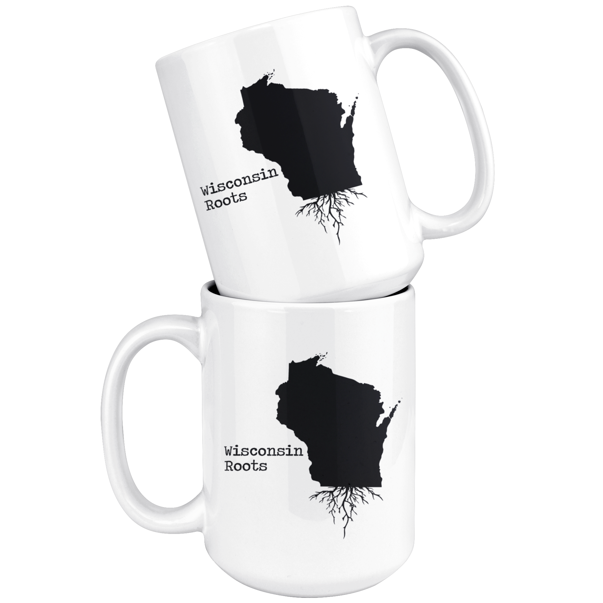 White Mugs - Wisconsin Roots