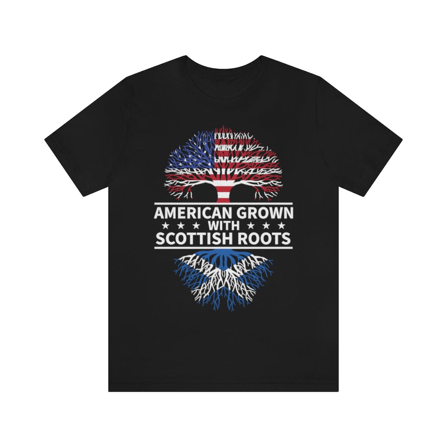 American Grown Scottish Root TshirtSon UK