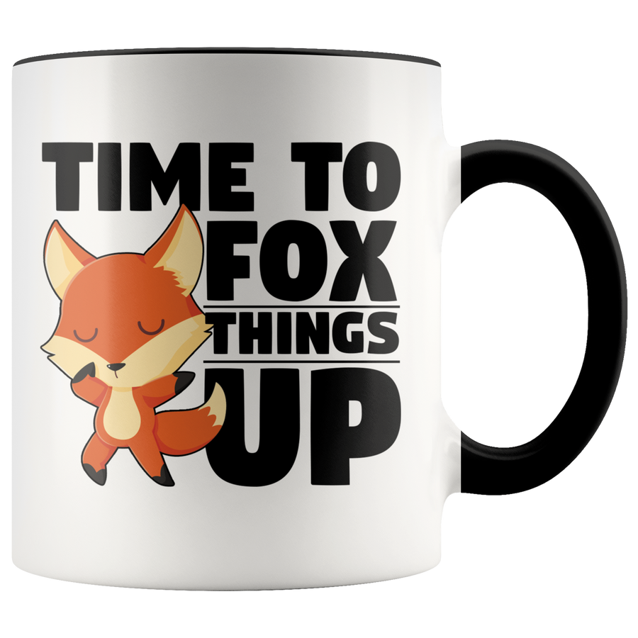 Accent Mug - Fox Things Up