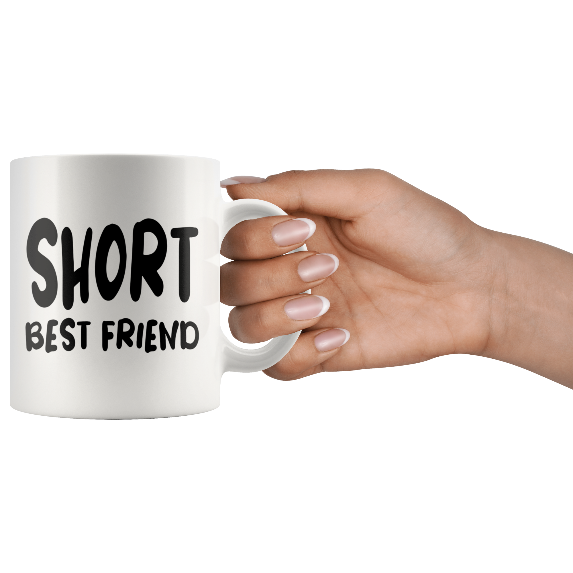 White 11oz Mug - Matching Short Best Friend