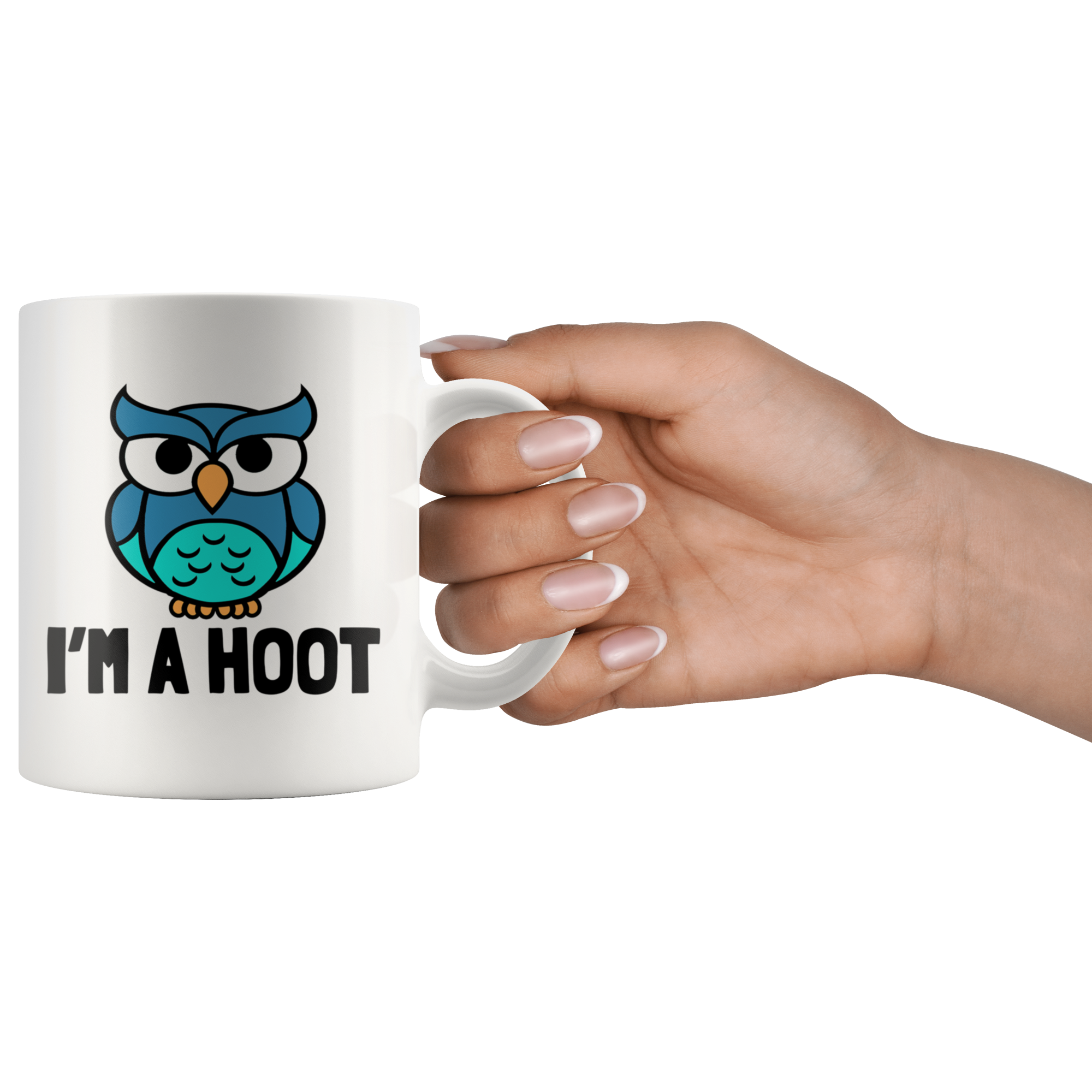 White Mugs - Owl I'm A Hoot