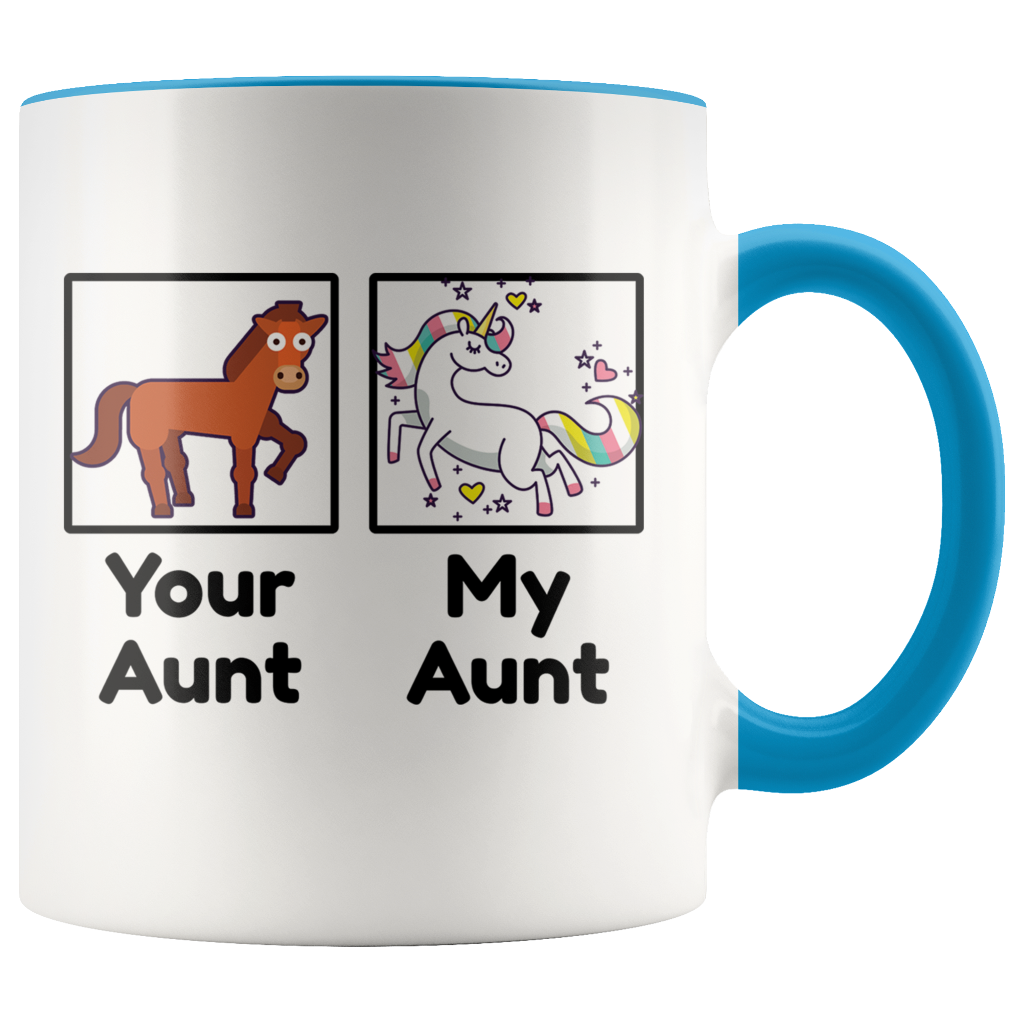 Accent Mug - Your Aunt My Aunt Unicorn