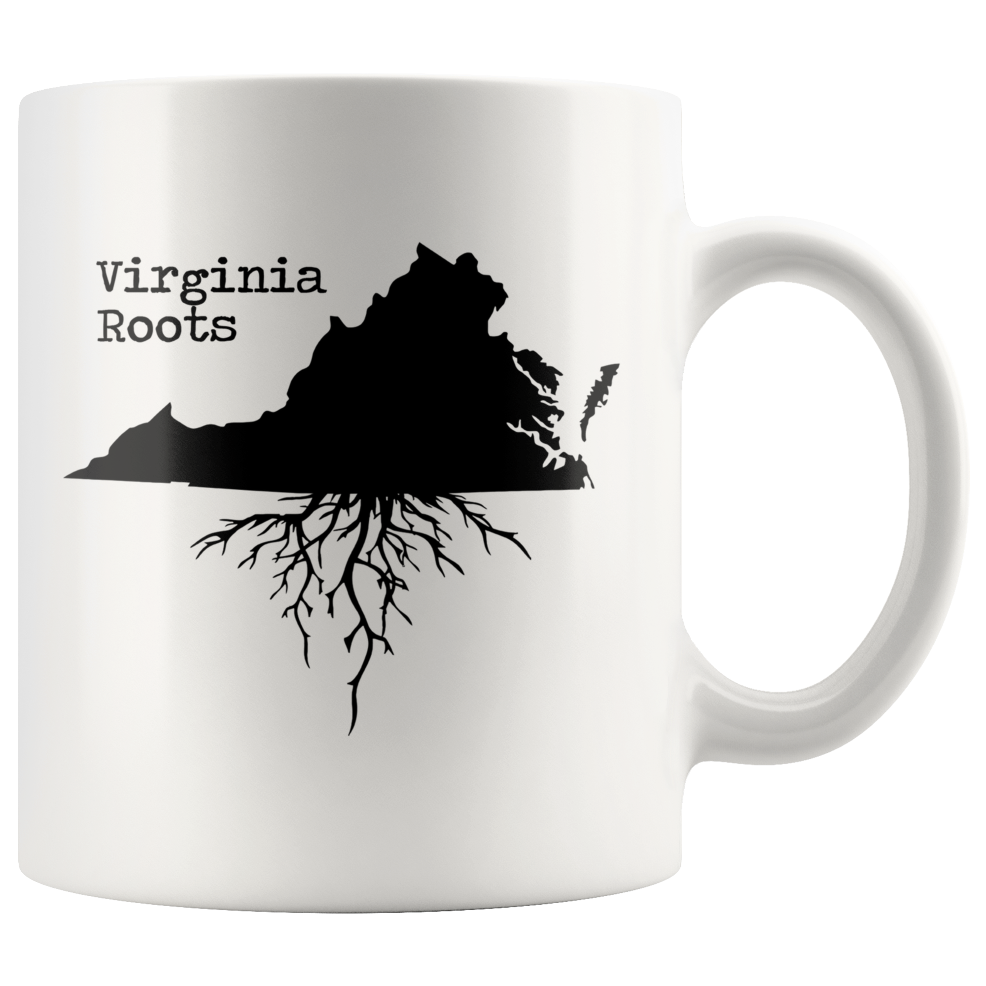 White Mugs - Virginia Roots