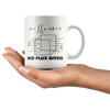 White 11oz Mug - Physics No Flux Given