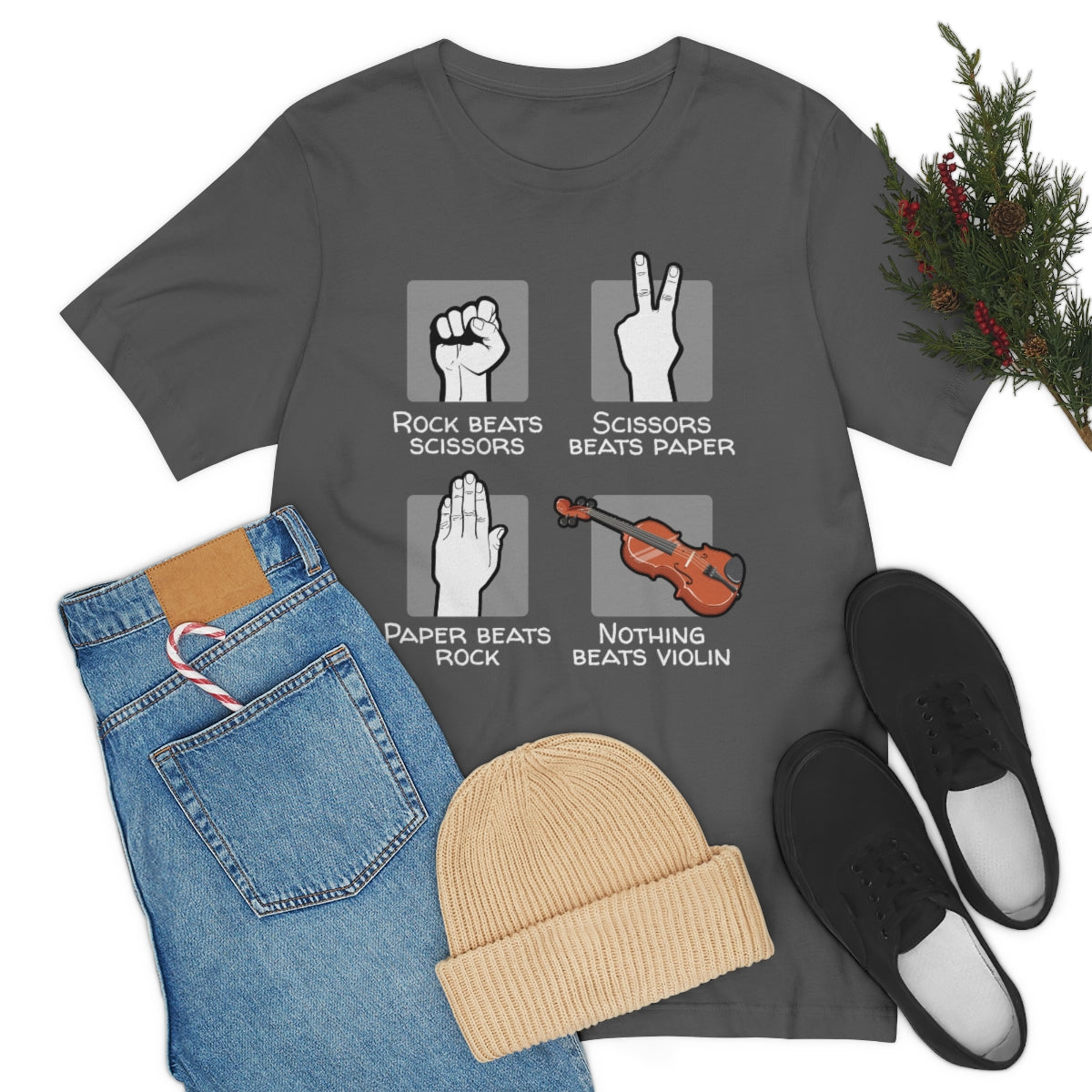 Nothing Beats Violin TShirtSon UK