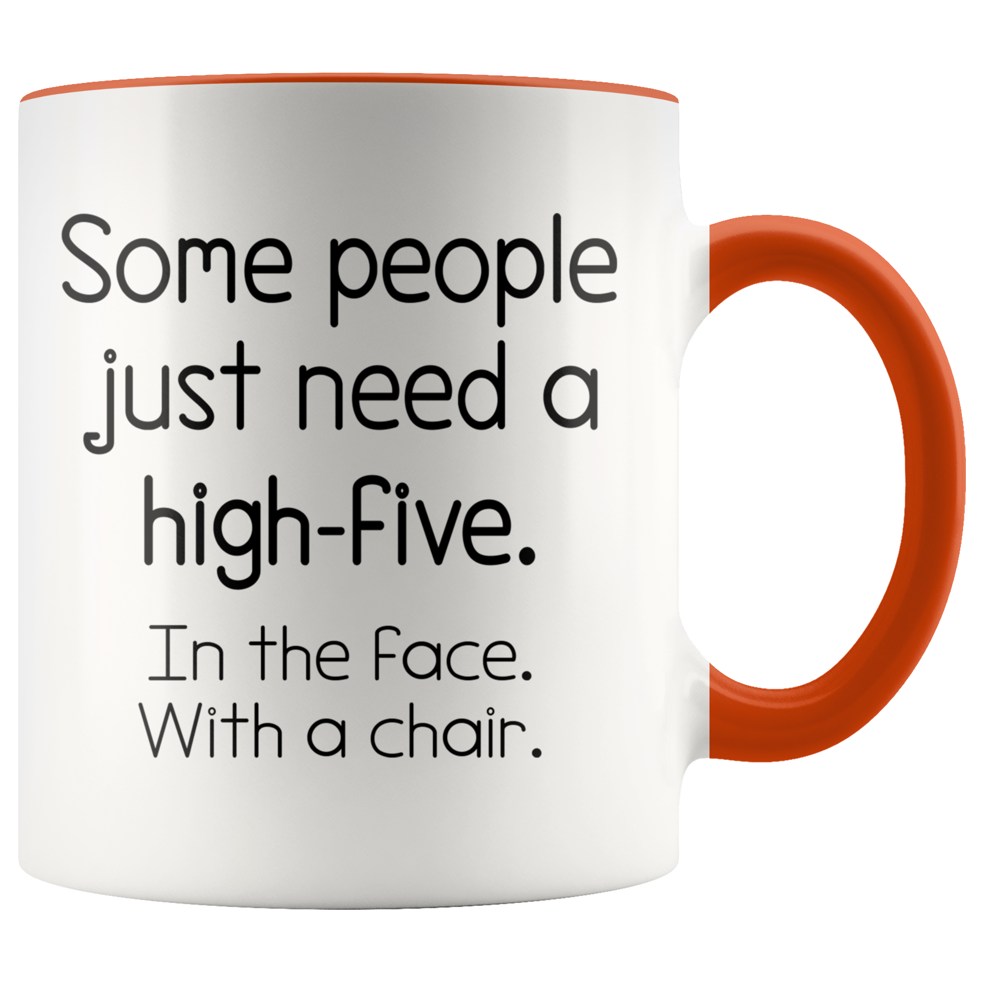 Accent Mug - High Five Face