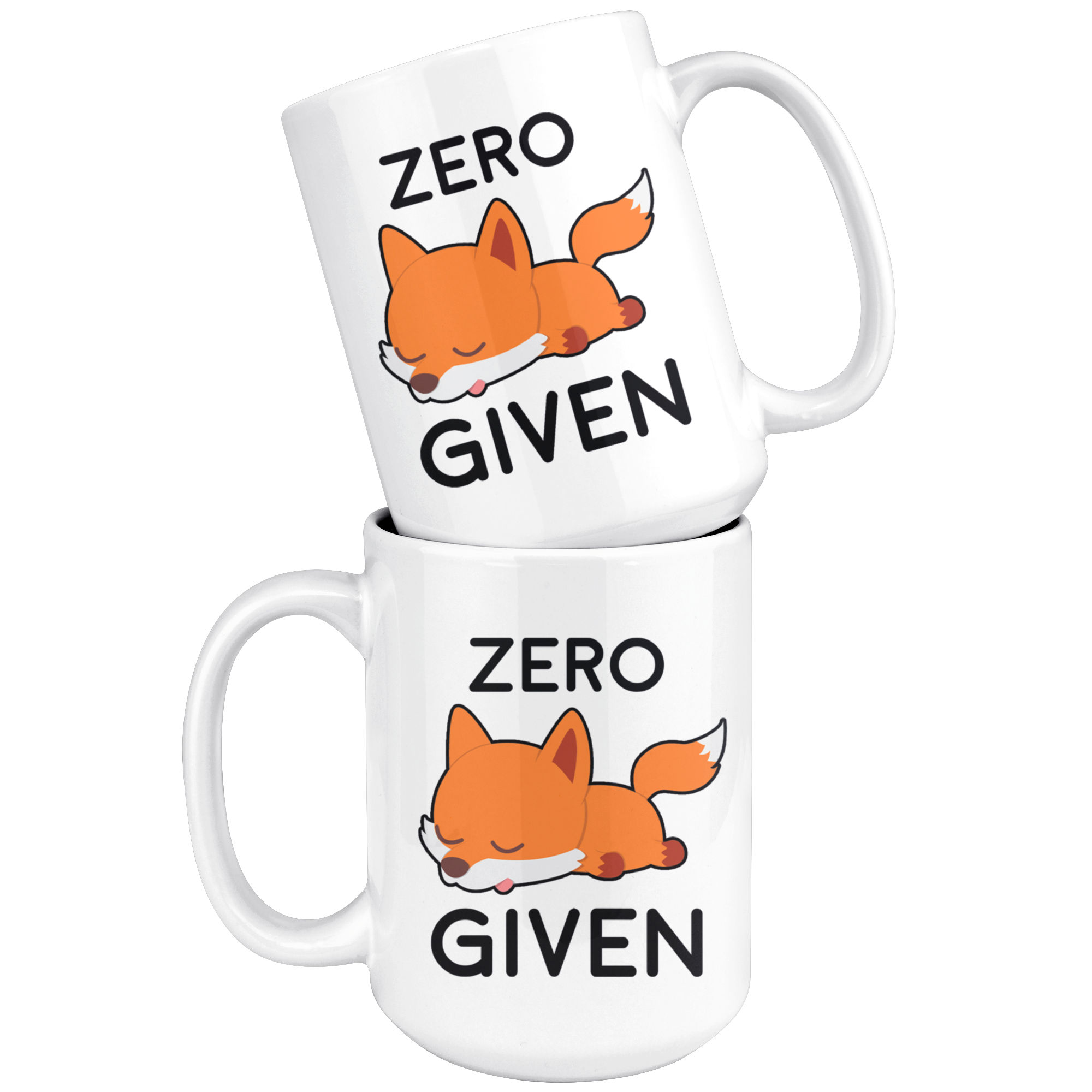 White 15oz Mug - Zero Fox Given