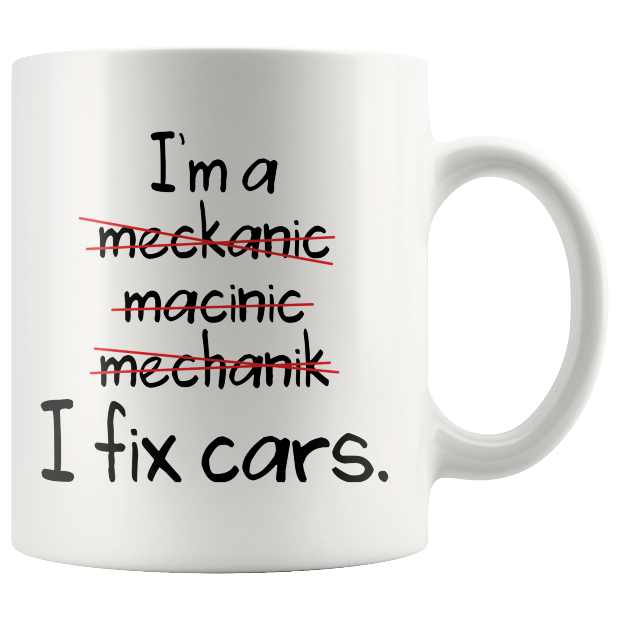 Accent Mug - Mechanic Spelling