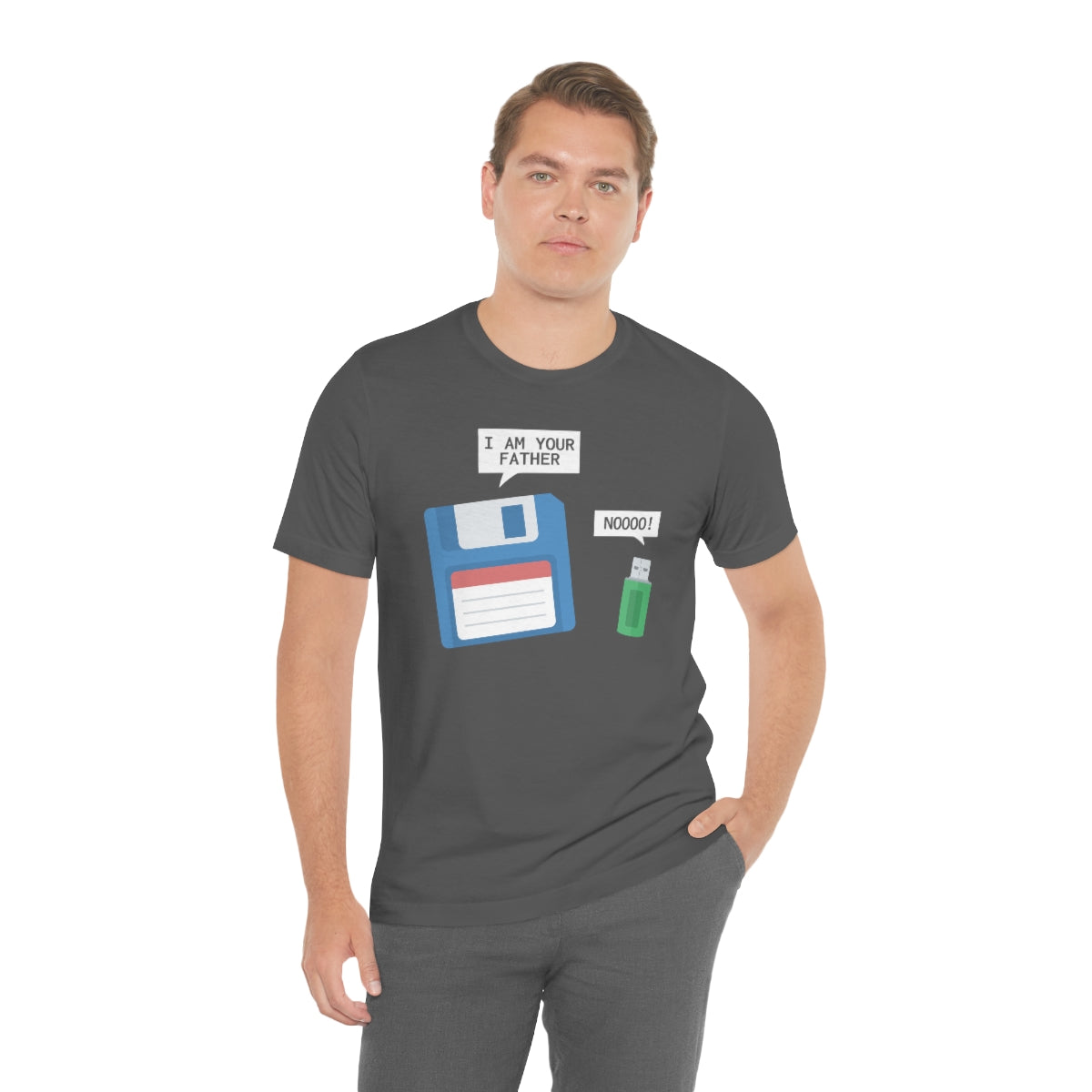 Floppy Disk USB Father TShirtSon UK
