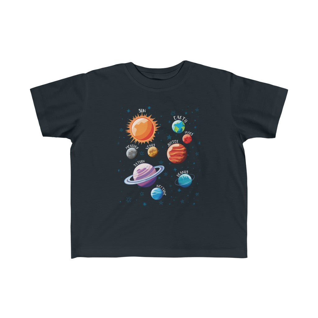 Solar System SwiftPOD Toddler Kid's Fine Jersey Tee