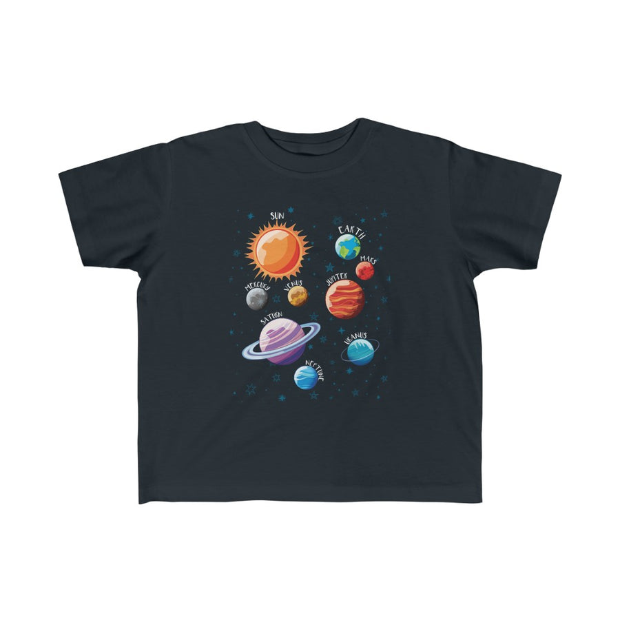 Solar System SwiftPOD Toddler Kid's Fine Jersey Tee