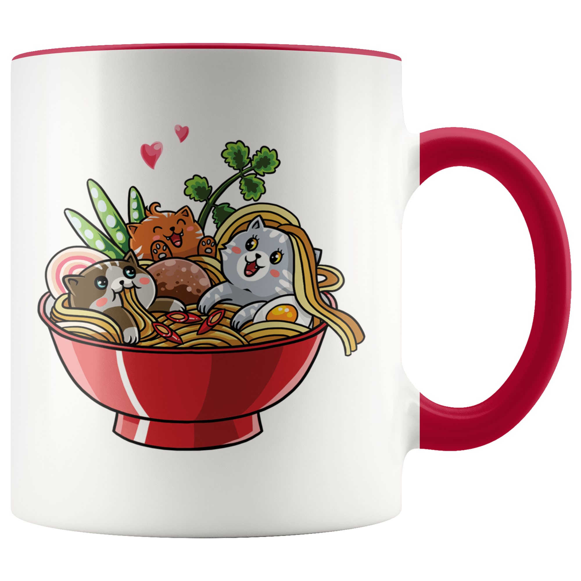 Accent Mug - Ramen Cat Noodles
