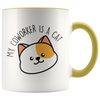 Accent Mug - My Coworker Is A Cat