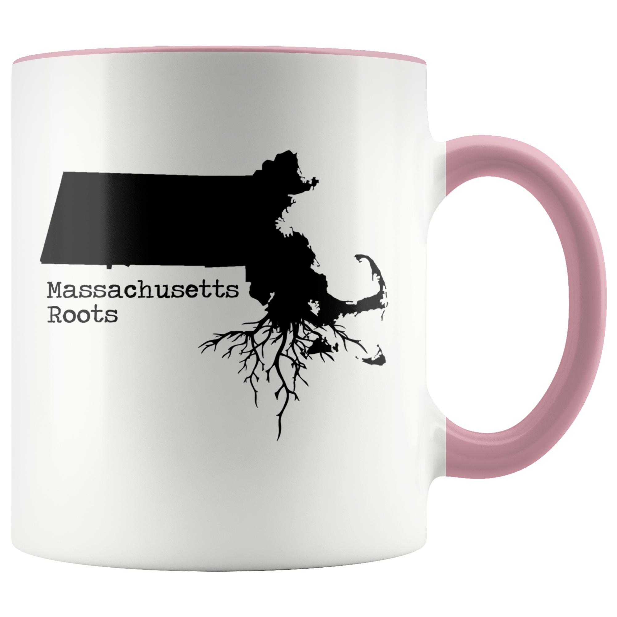 Accent Mug - Massachusetts State Roots