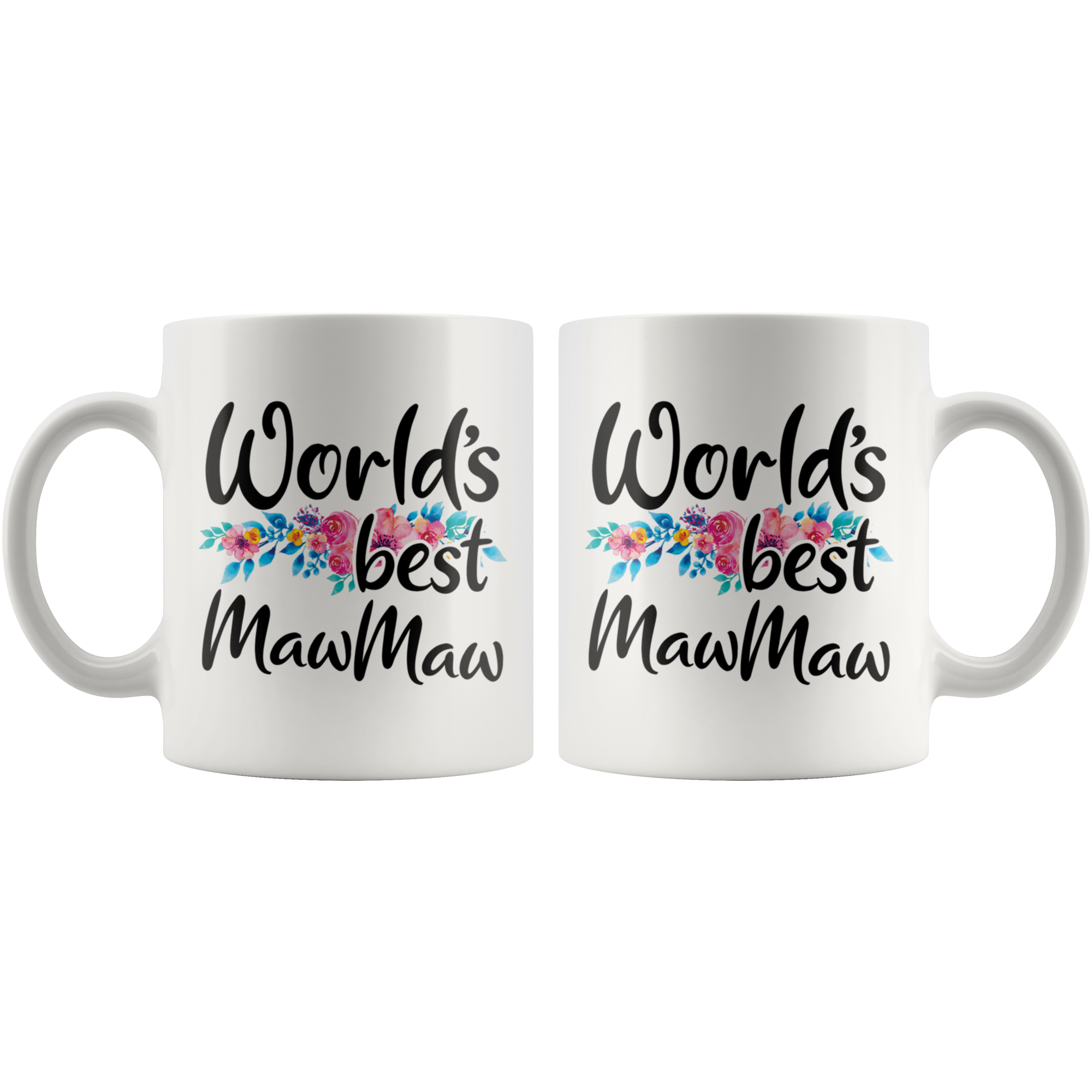 White 11oz Mug - World's Best Mawmaw