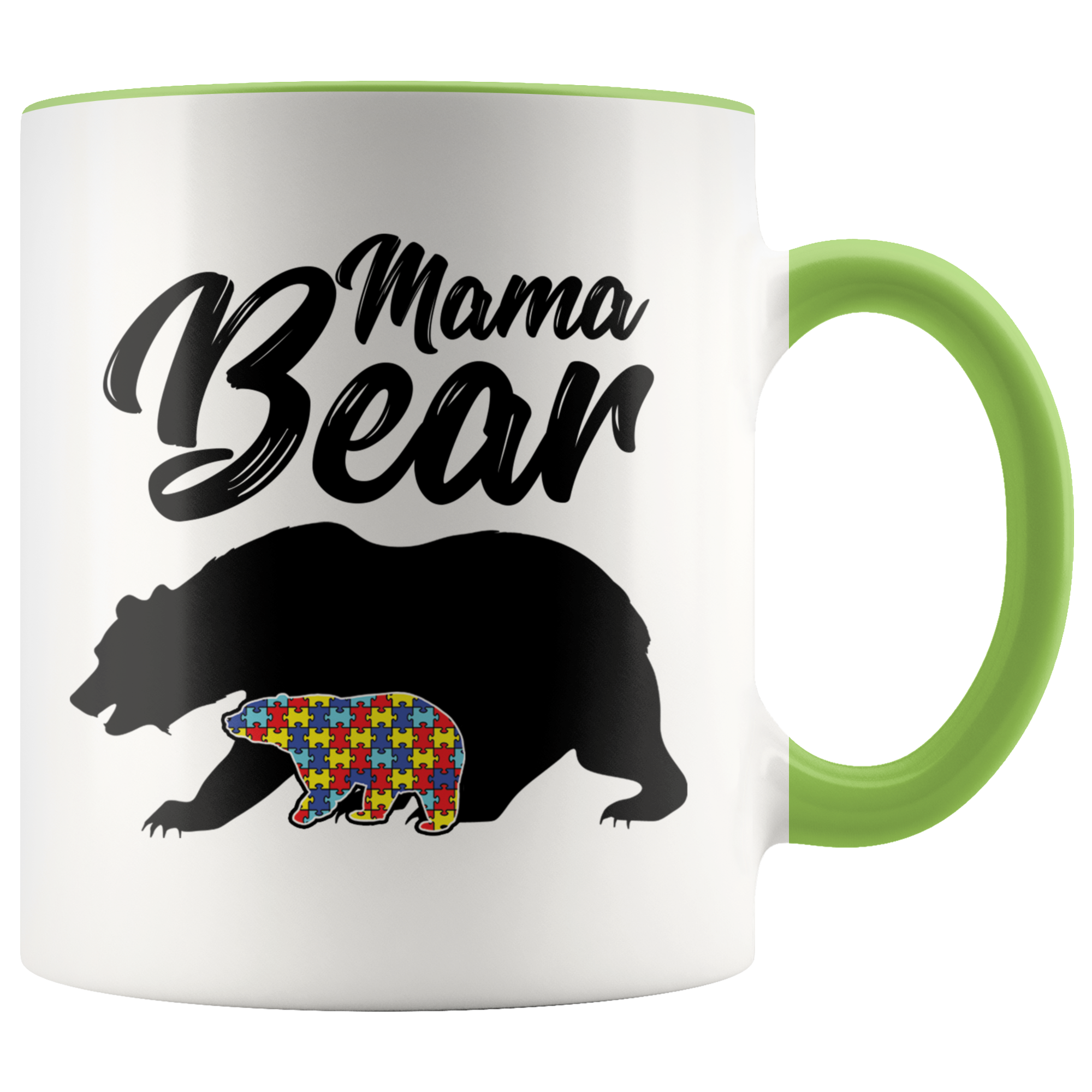 Accent Mug - Autism Mama Bear