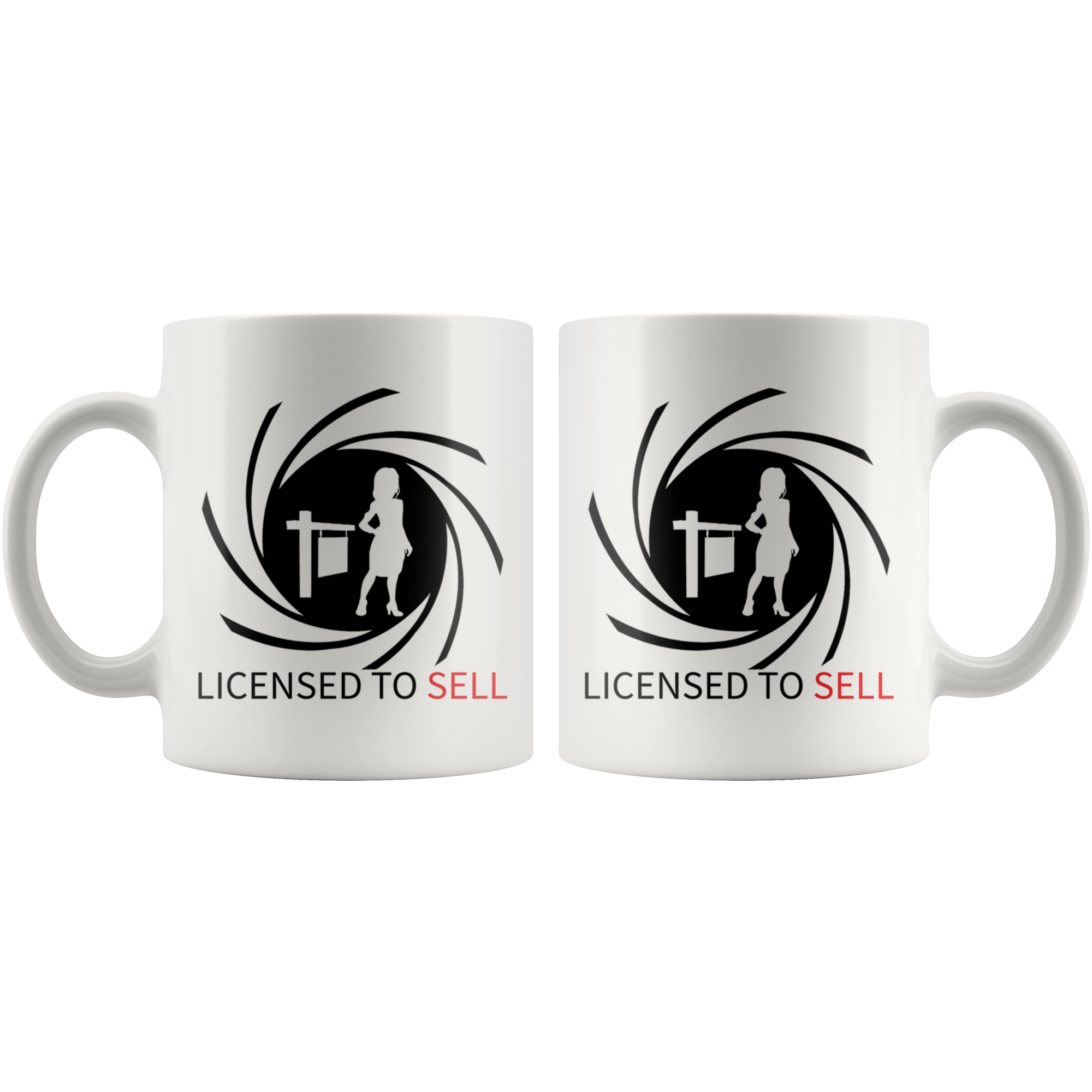 White 11oz Mug - Licensed To Sell