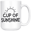 White Mugs - Cup Of Sunshine