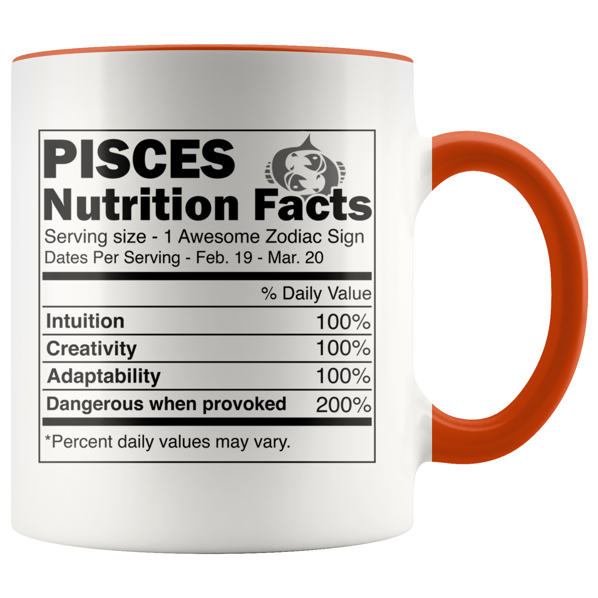 Accent Mug - Pisces Zodiac Nutrition