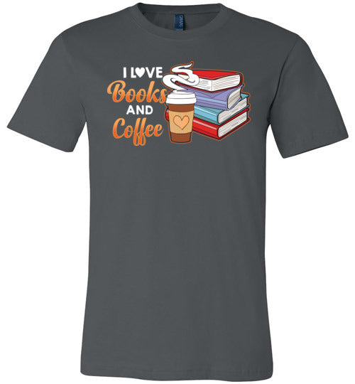 I Love Books And Coffee Canvas