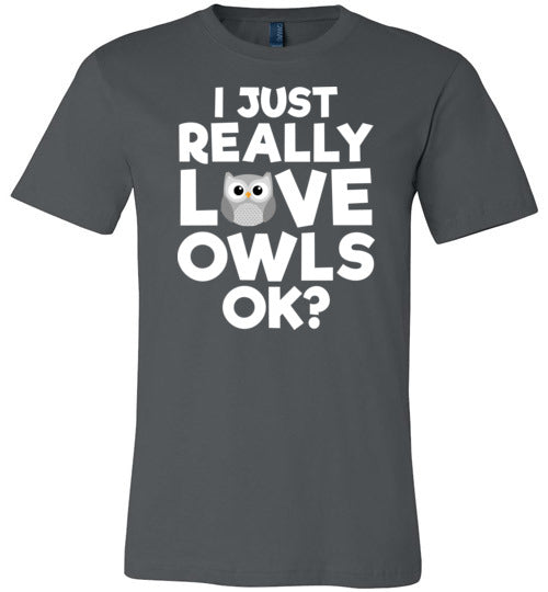 Just Really Love Owls Canvas