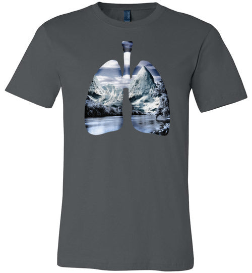 Hiking Nature Lungs Canvas