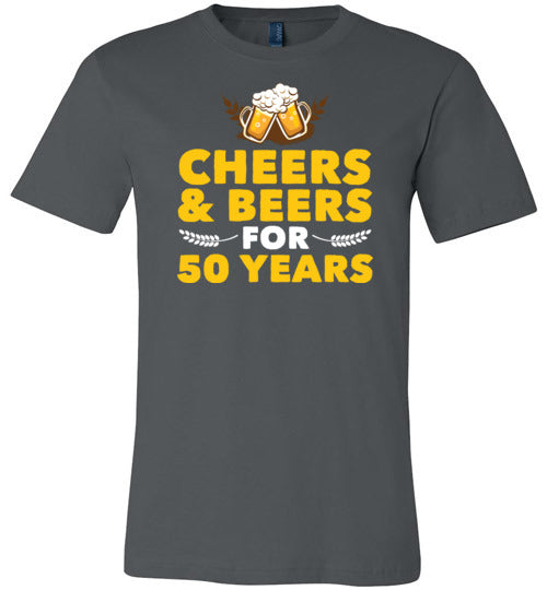 Cheers Beers 50 Years Canvas