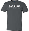 Bad Puns Eye Roll Canvas