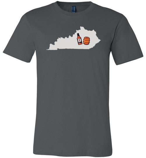 Kentucky Bourbon State Canvas