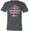American Grown With Danish Roots Canvas