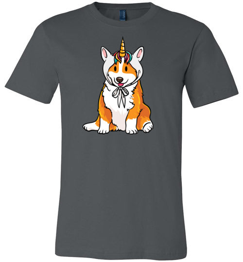 Corgi Unicorn Hat Canvas