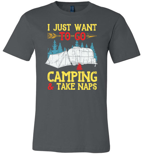 Camping and Naps Canvas