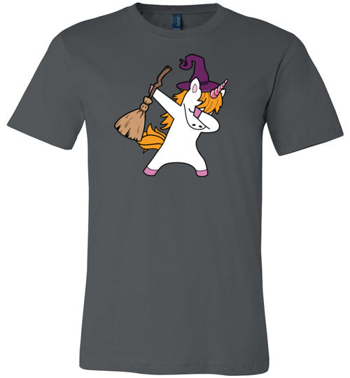 Halloween Witch Unicorn Canvas