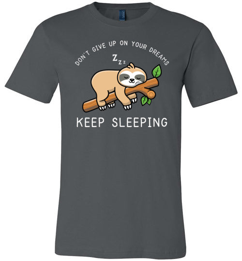 Sloth Dreams Keep Sleeping Canvas