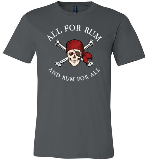 Pirate All For Rum Canvas