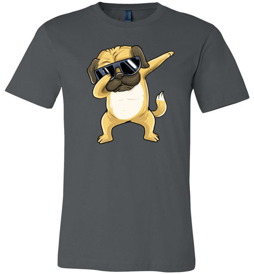 Dabbing Pug With Sunglasses Canvas